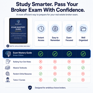 The Broker Exam Study System - Pass on Your First Try